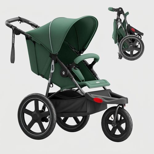 BabyVista three-wheel jogging stroller